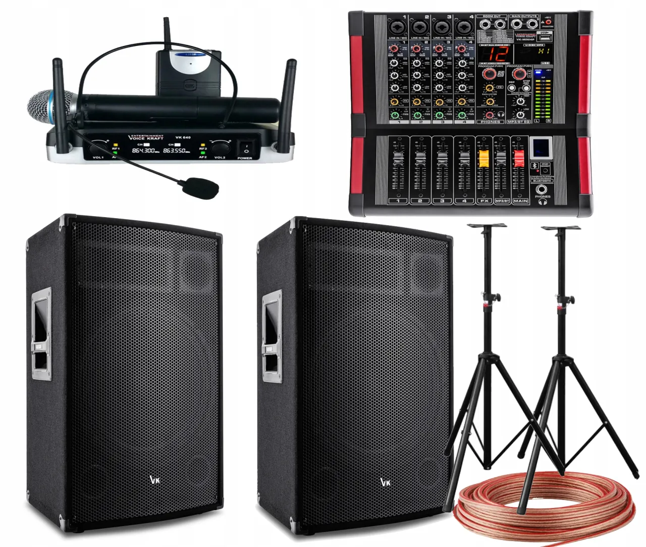 Profesjonalny sprzęt DJ-a nagłośnienie oświetlenie