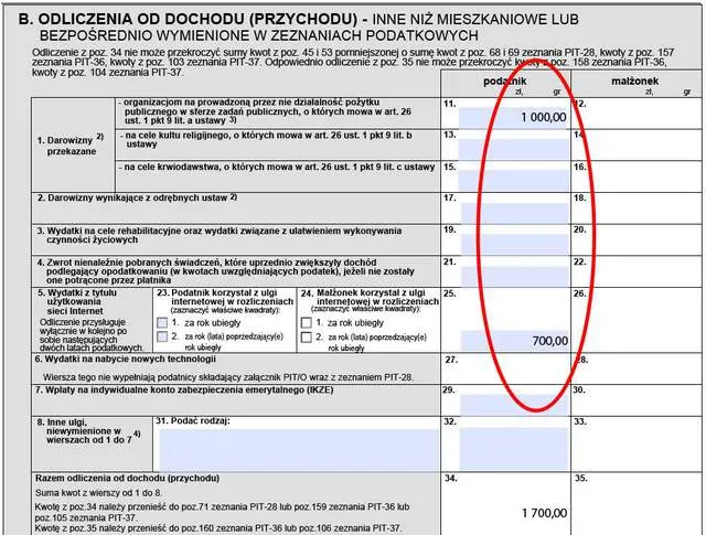 jak wypełnić PIT O załącznik