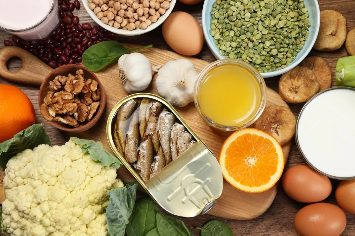 tabela produkt&oacute;w bogatych w wapń i witaminę D