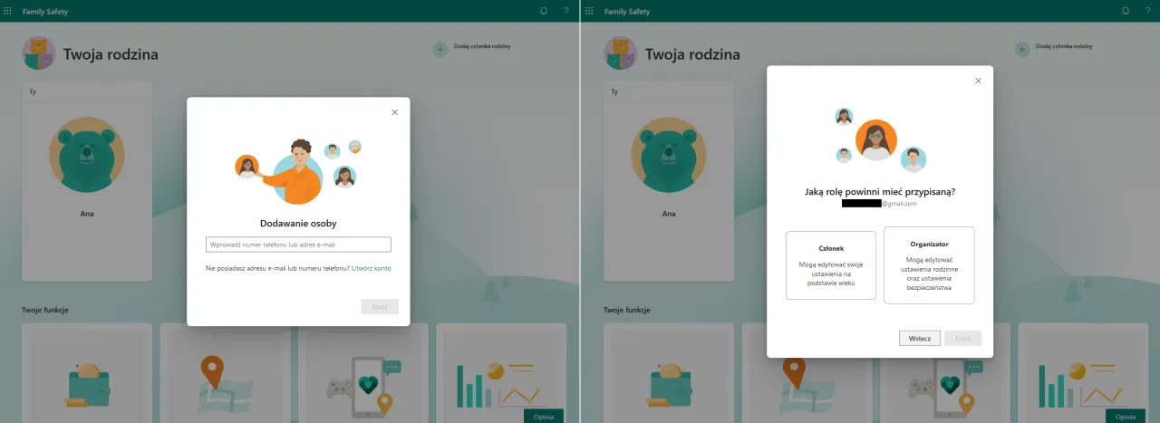 Microsoft Family Safety konfiguracja