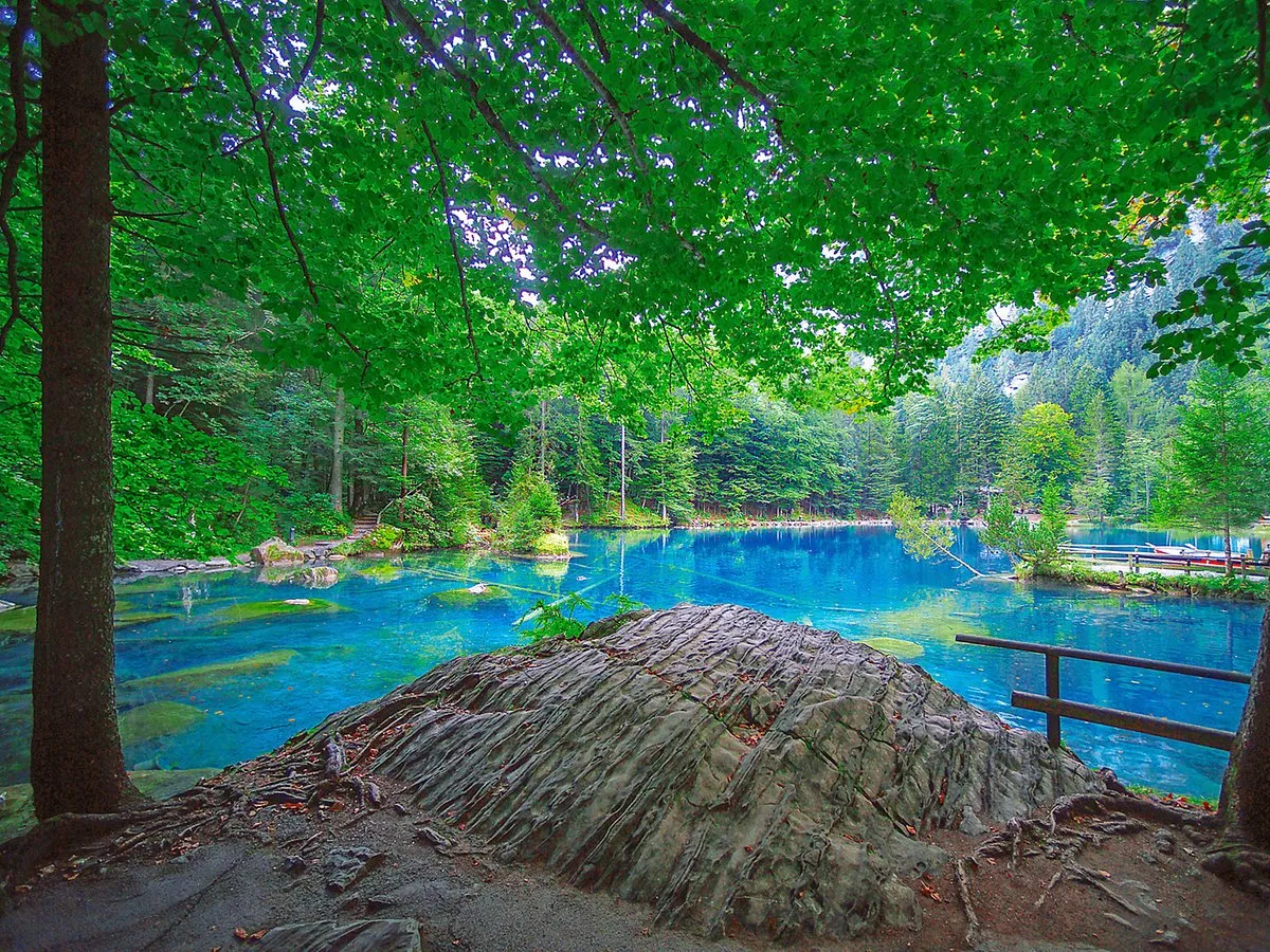 Caumasee Blausee Walensee Naturwunder