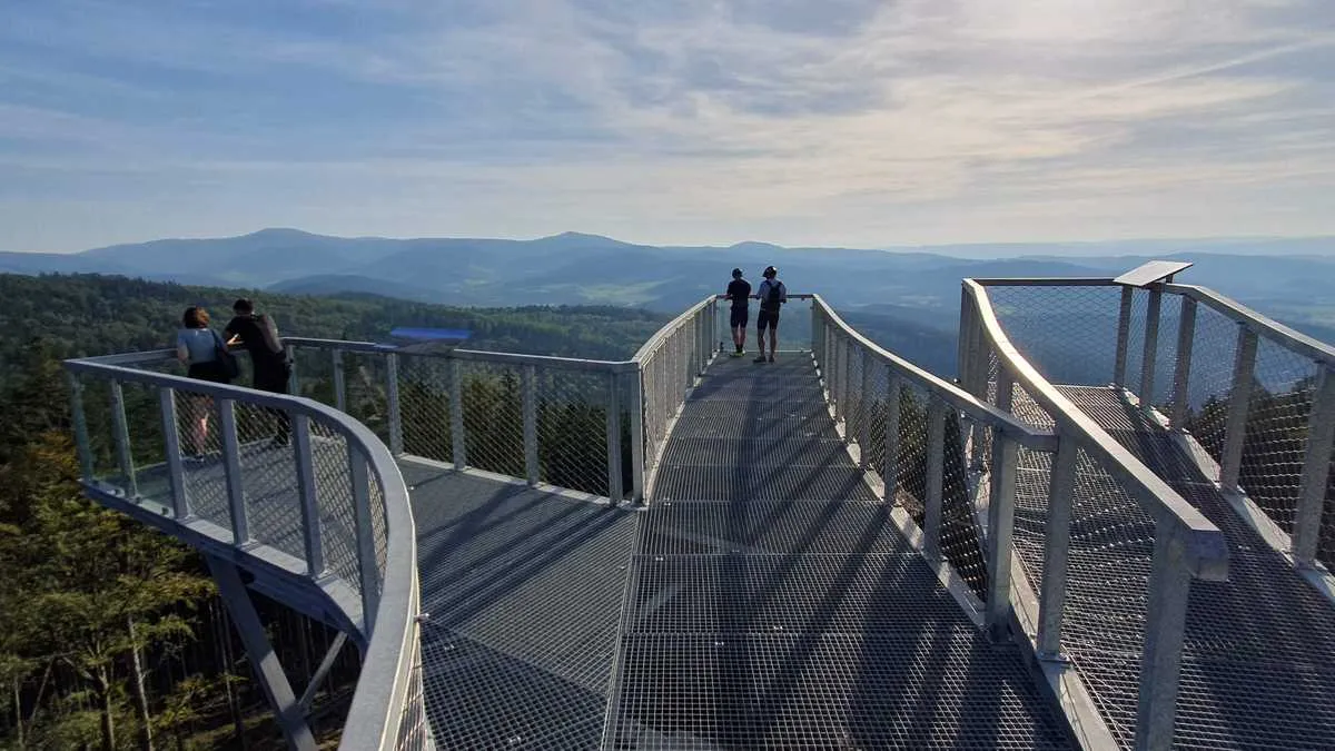 Góry Złote panorama Lądek-Zdrój