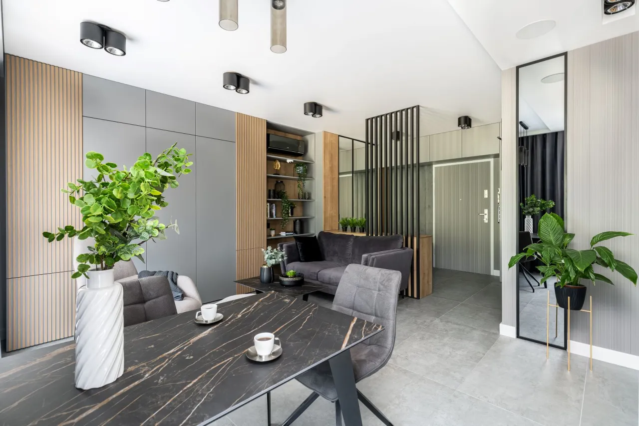 aranżacja małego mieszkania 30m2 strefy