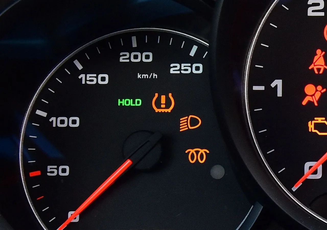 system TPMS kontrolka