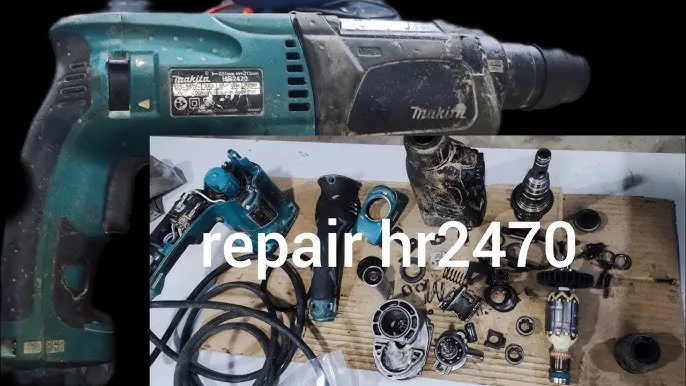 Stanowisko pracy do naprawy elektronarzędzi Makita HR2470