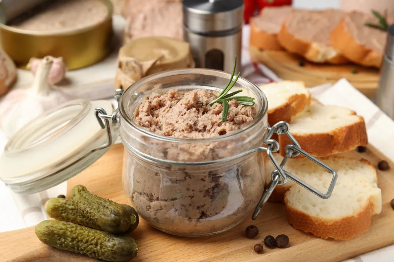 termometr do mięsa w pasztecie, test patyczka pasztet