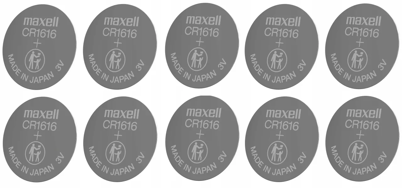 Porównanie baterii CR1616 i CR1620