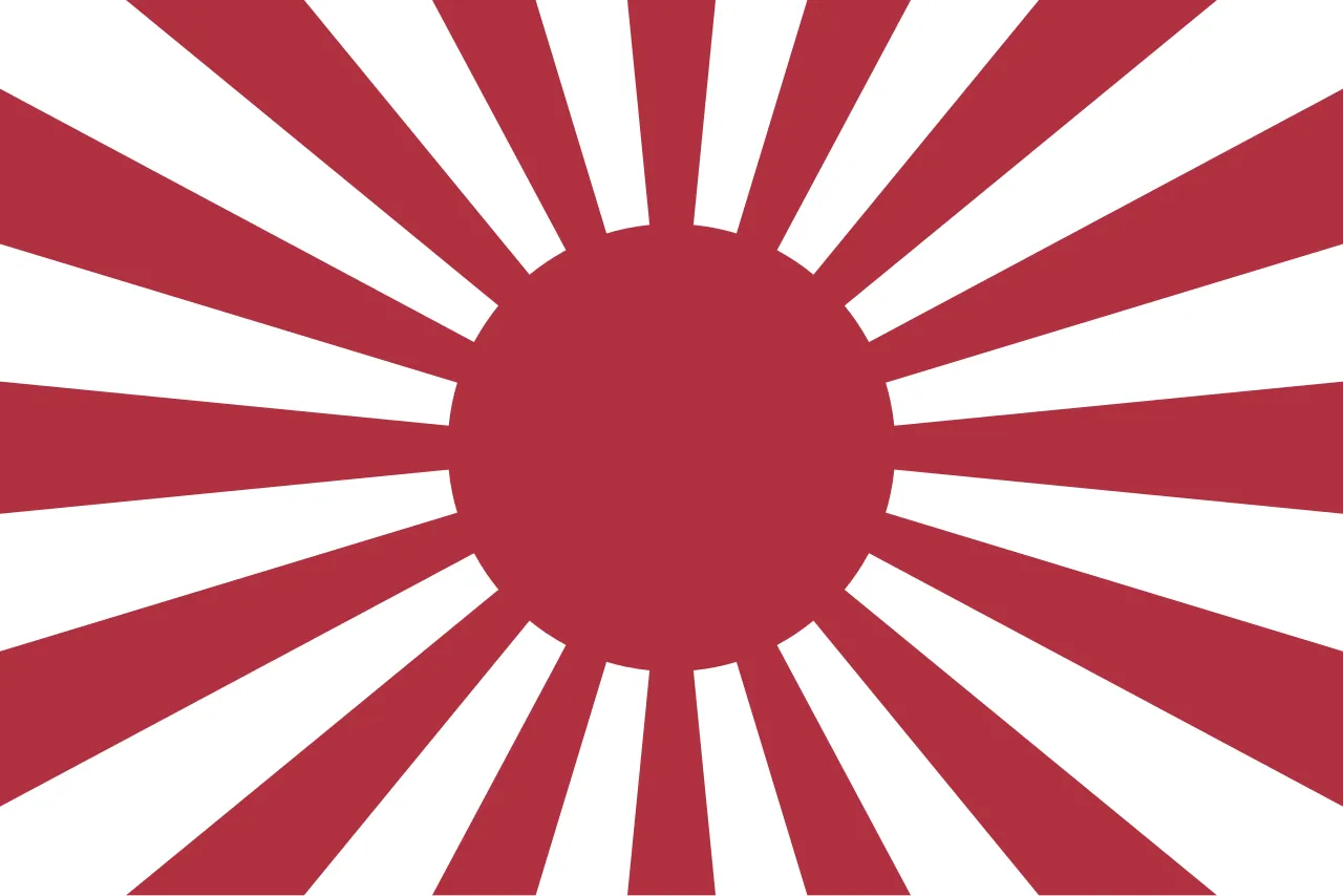 Flaga Wschodzącego Słońca Kyokujitsu-ki