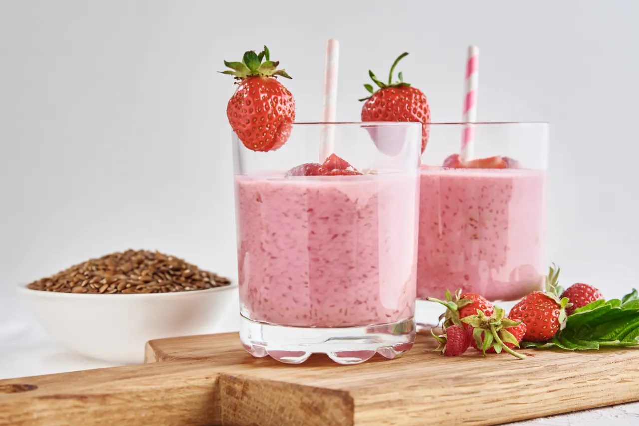 koktajl z siemieniem lnianym zdrowie