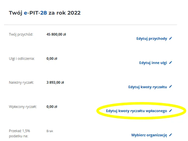 stawki ryczałtu najem, kalkulator podatku od wynajmu