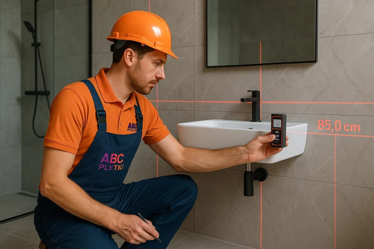 Ergonomia łazienki szafka wisząca