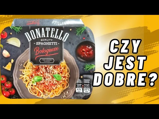 opakowanie spaghetti donatello biedronka skład