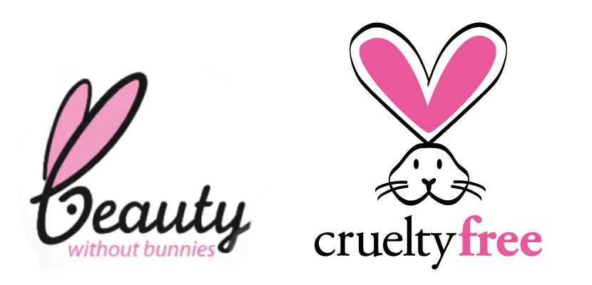 PETA Beauty Without Bunnies and Leaping Bunny logos