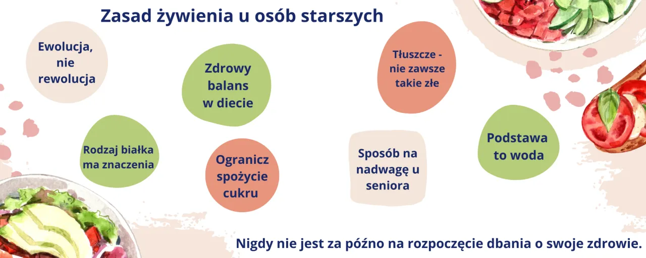 zdrowe i gęste odżywczo posiłki dla seniora