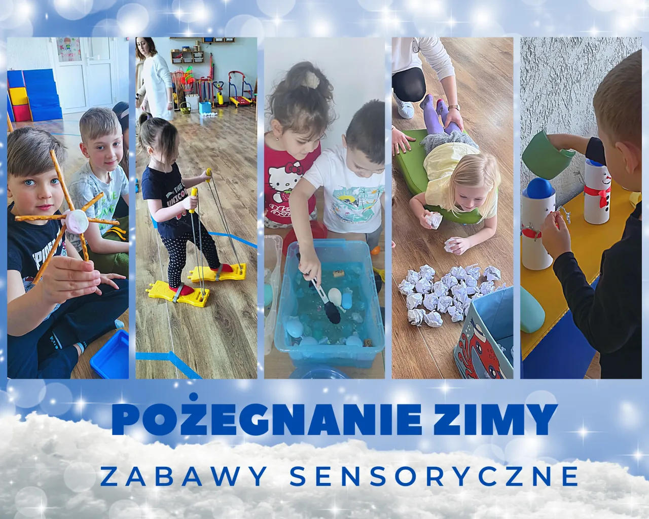 Zimowe zabawy sensoryczne dla dzieci