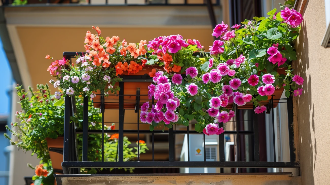Zdjęcie Fioletowe kwiaty na balkon: 5 gatunków i ich pielęgnacja