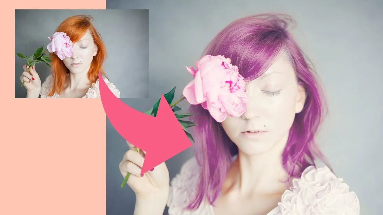 Zdjęcie Jak zmienić kolor włosów w Photoshopie i uzyskać naturalny efekt
