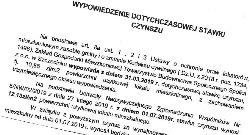 Obliczanie podwyżki czynszu, wskaźnik wartości odtworzeniowej lokalu