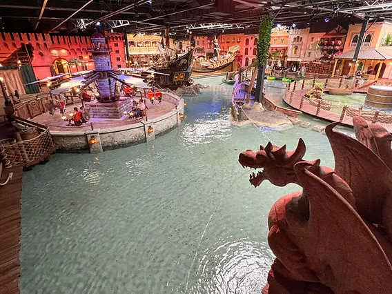 Mandoria Miasto Przygód wnętrze atrakcje