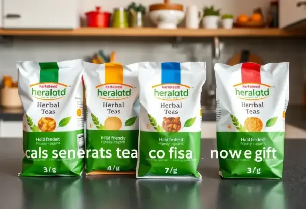 r&oacute;żne rodzaje herbatek ziołowych dla dzieci