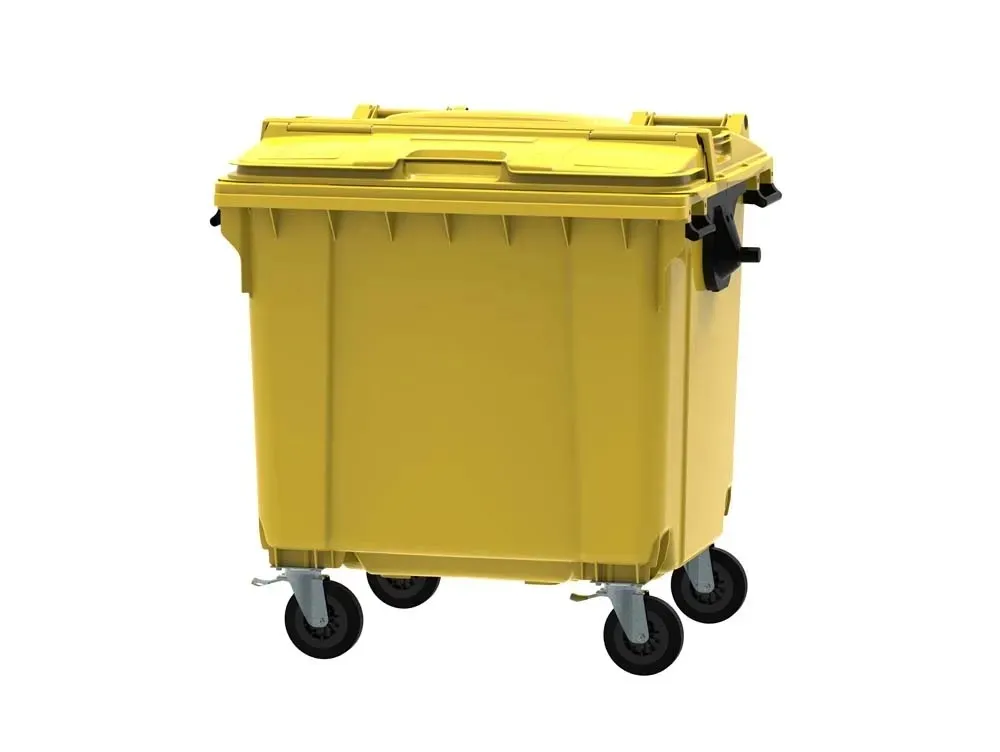 ż&oacute;łty pojemnik na śmieci metale tworzywa sztuczne przykłady