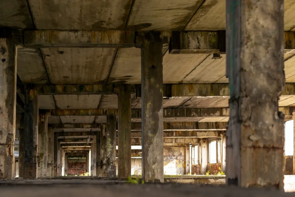 Bunkry Bl&uuml;chera Ustka wnętrze