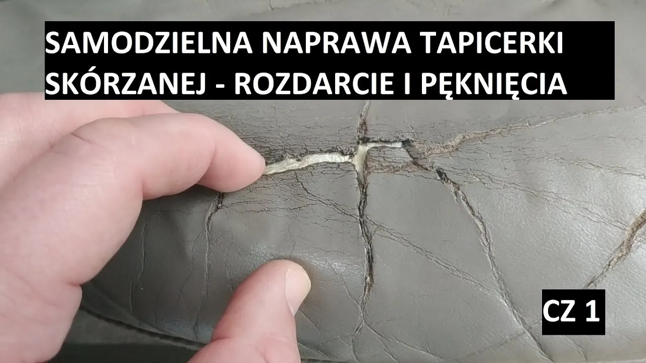 naprawa dziury w kanapie skórzanej zestaw naprawczy