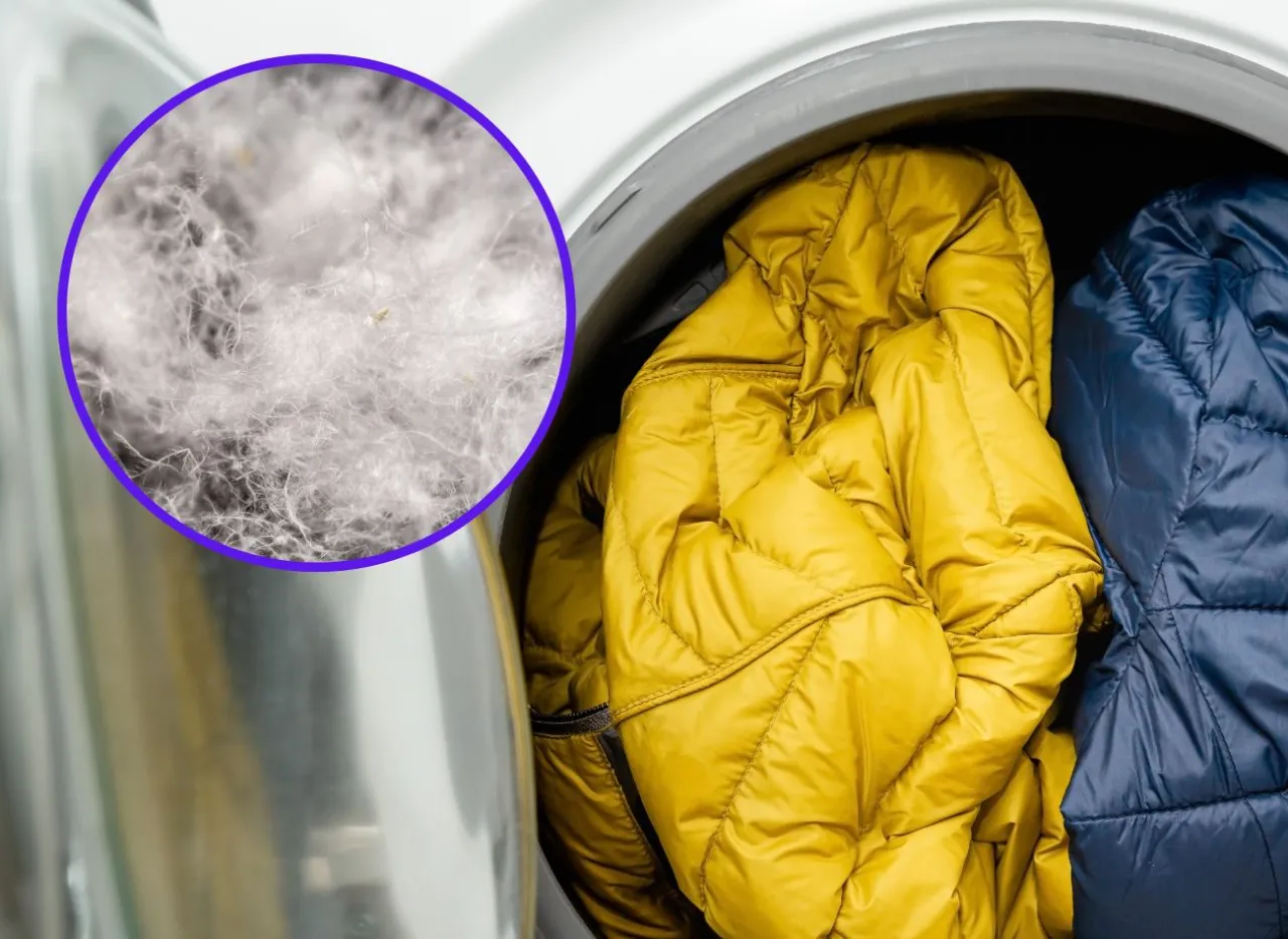 pranie kurtki zimowej w domu