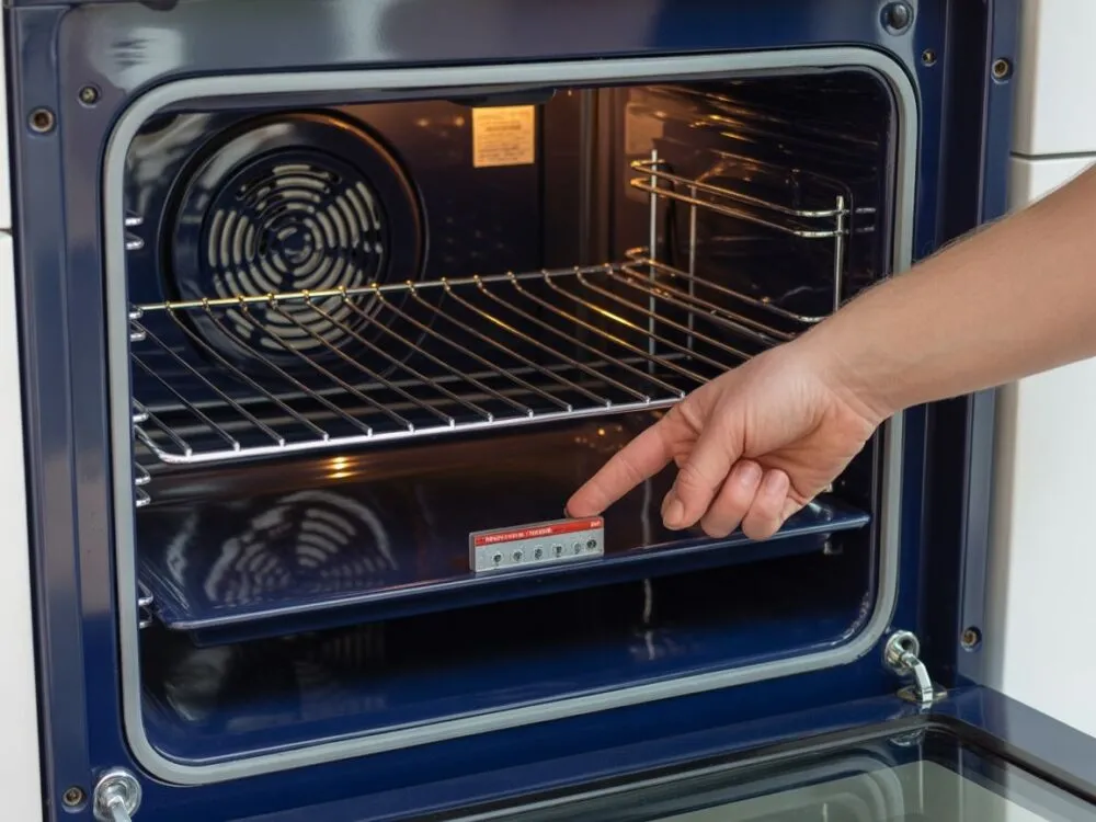 Piekarnik Amica tył schemat bezpiecznik