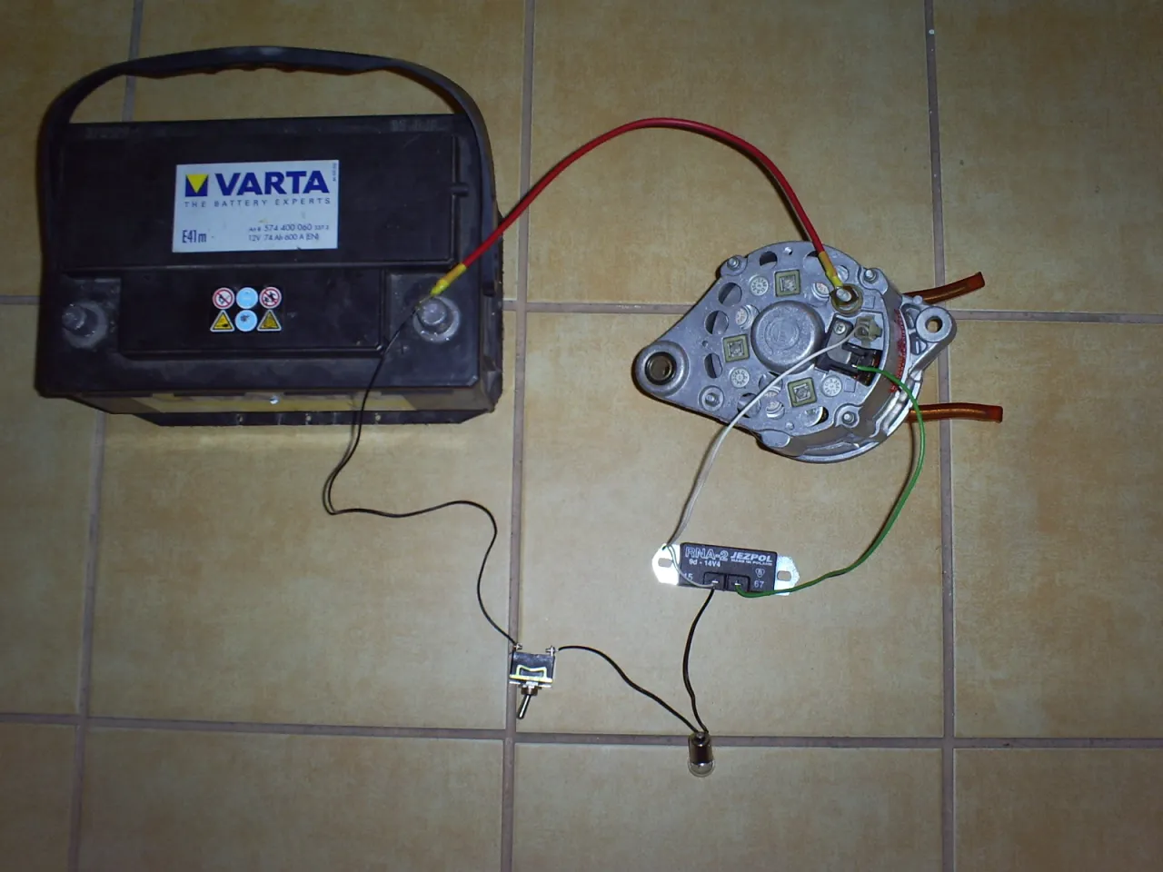 alternator fiat cinquecento vs polonez mocowanie