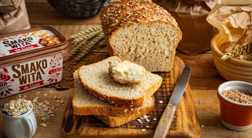 Domowy chleb składniki i sprzęt