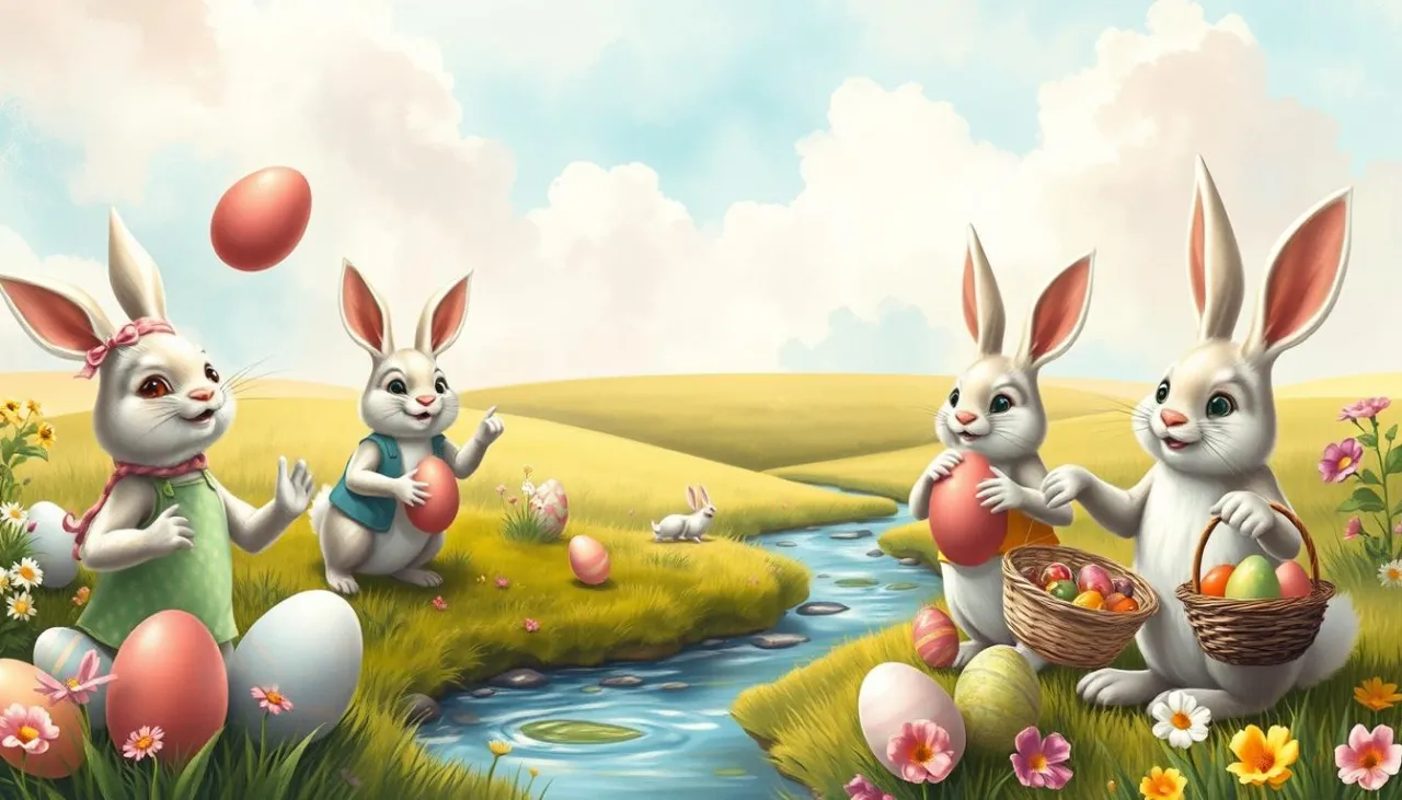 śmieszne życzenia wielkanocne zając pisanki humor