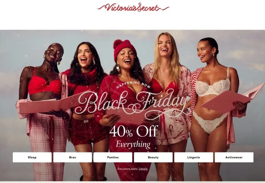 Victoria's Secret Black Friday sale