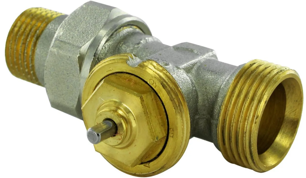 Zawór termostatyczny do grzejnika. Pokrętło z oznaczeniami pomoże Ci dowiedzieć się, jak wyłączyć grzejnik.