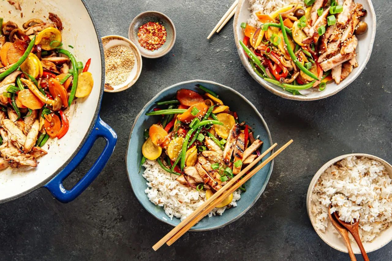 kolorowe warzywa do stir fry