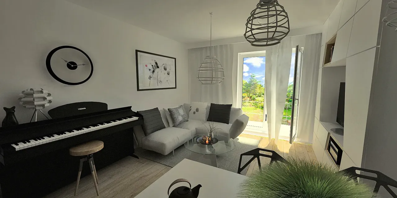 pianino cyfrowe w mieszkaniu