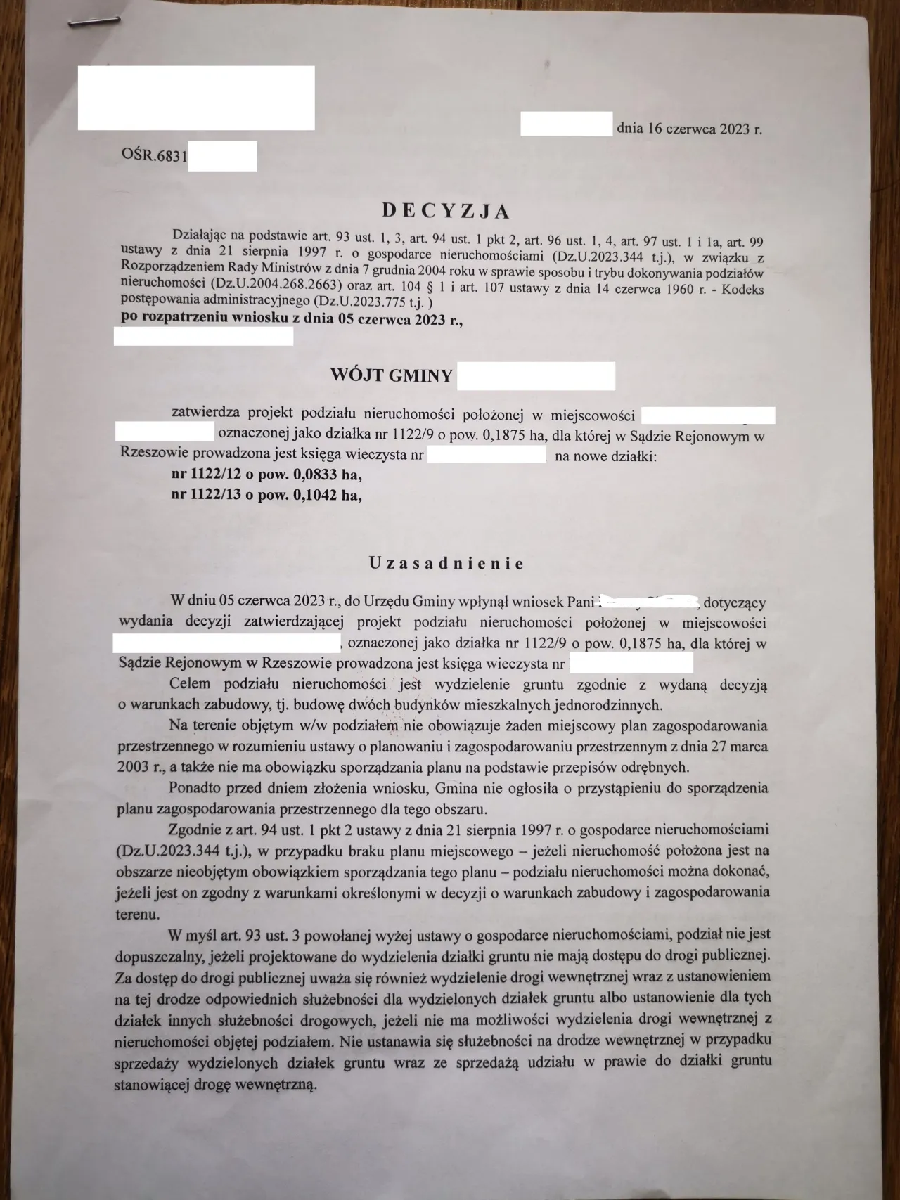 Zdjęcie Decyzja o podziale działki co dalej: kluczowe kroki, które musisz znać