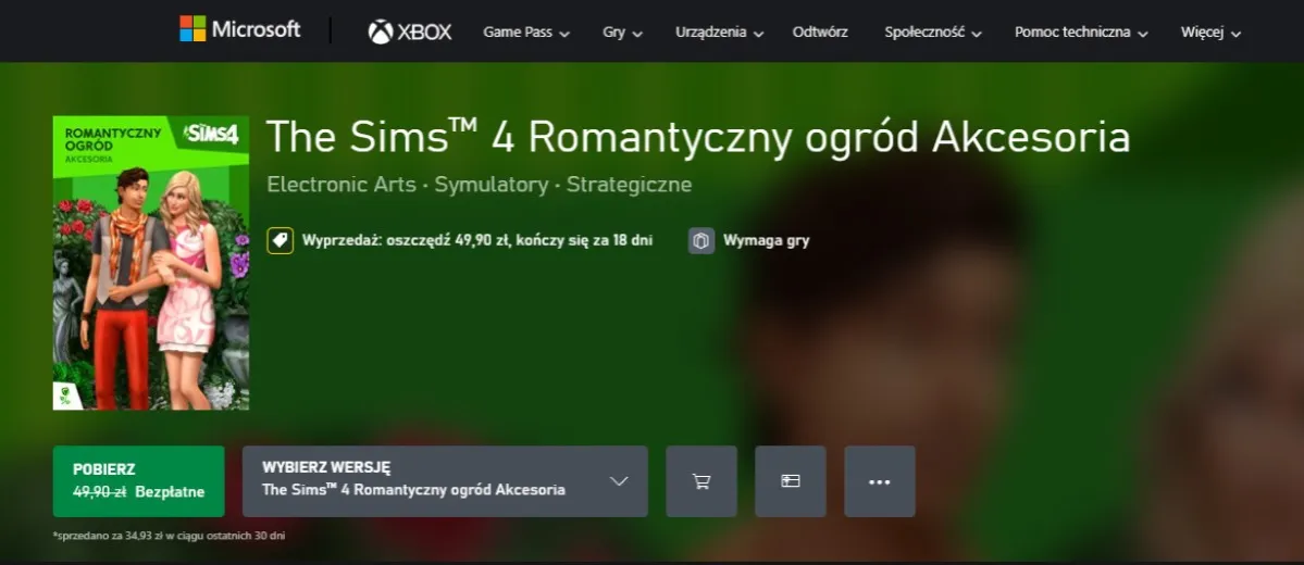 Zdjęcie Darmowy dodatek do The Sims 4 na PC i konsole - dusza romantyka