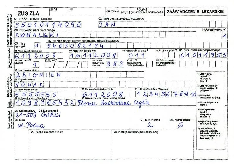 Zdjęcie Zwolnienie lekarskie wstecz: Jak długo L4 i wyjątki od reguły?