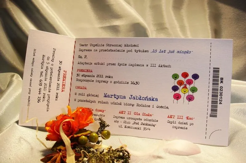 Zdjęcie Jak napisać zaproszenie na 18 urodziny, które zachwyci gości