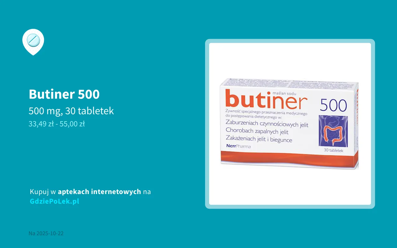 Zdjęcie Butiner 500 czy jest na receptę? Sprawdź, co musisz wiedzieć