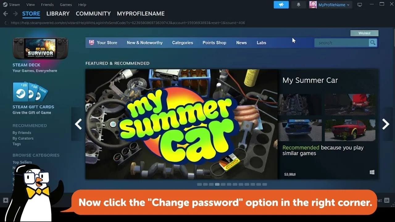 Zdjęcie Jak zmienić hasło na Steam - szybki poradnik dla początkujących graczy