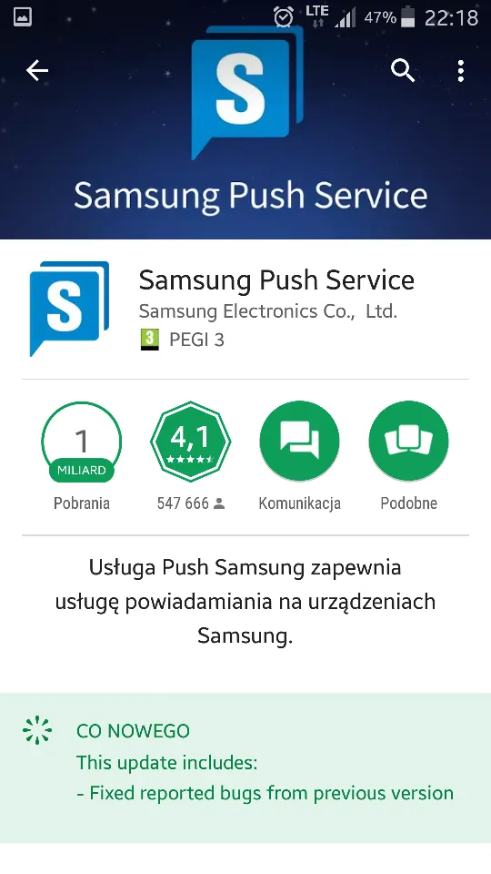 Zdjęcie Samsung Push Service - co to za aplikacja i jak ją wyłączyć?