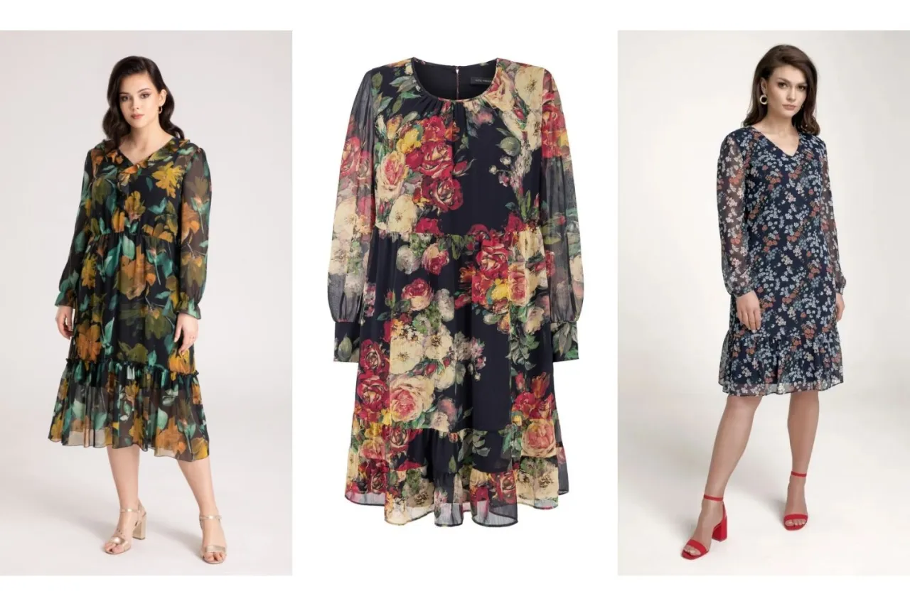 eleganckie tkaniny na sukienki weselne kwiatowe