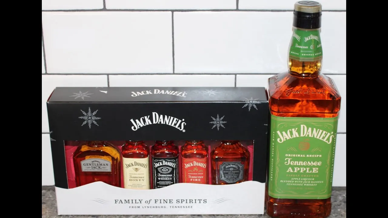 Jack Daniel's Old No. 7 Gentleman Single Barrel Honey Apple bottles