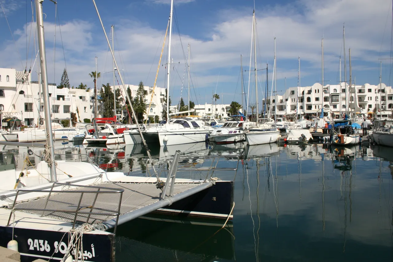 Port El Kantaoui marina, Tunezja