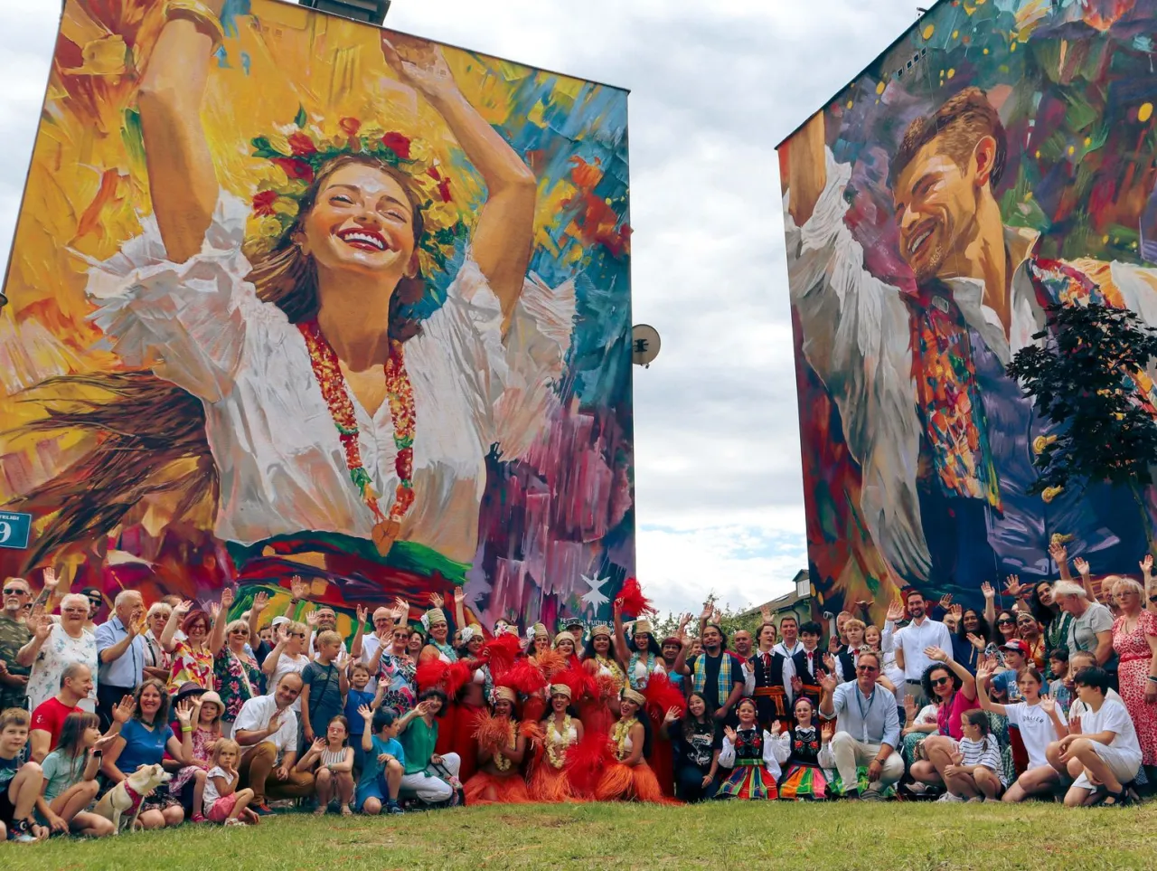 Galeria Uliczna Wielkich Polaków Grodzisk Mazowiecki murale