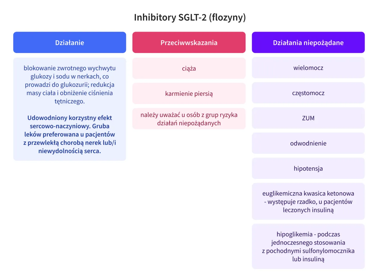 Flozyny mechanizm działania nerki