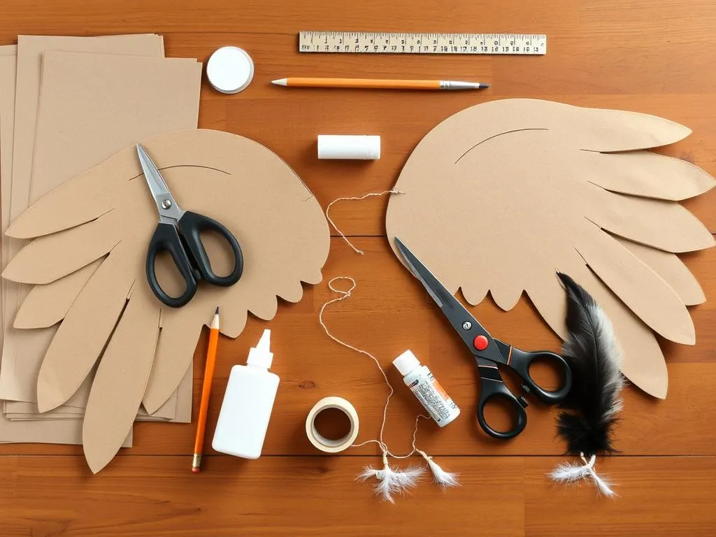 Jak zrobić skrzydła anioła z tektury krok po kroku