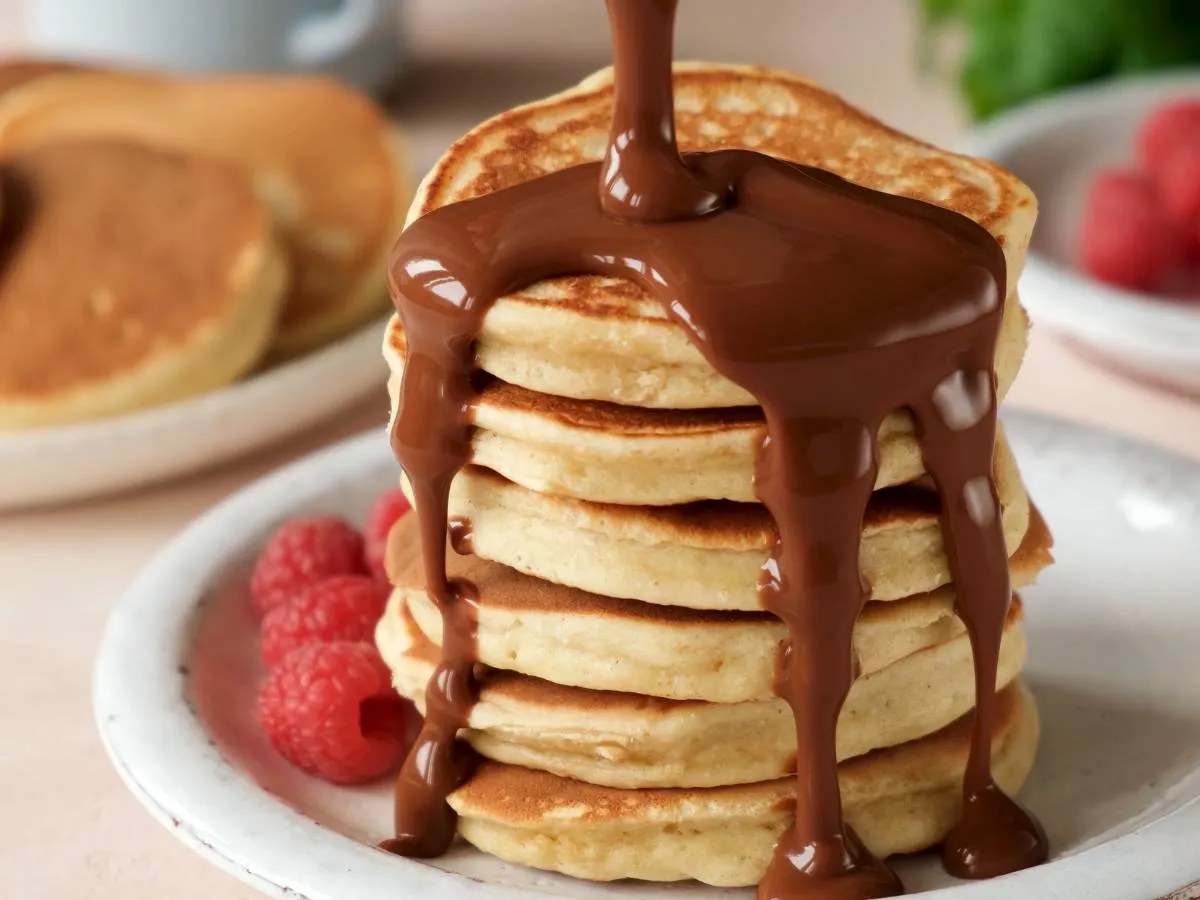 domowy sos czekoladowy na deserze